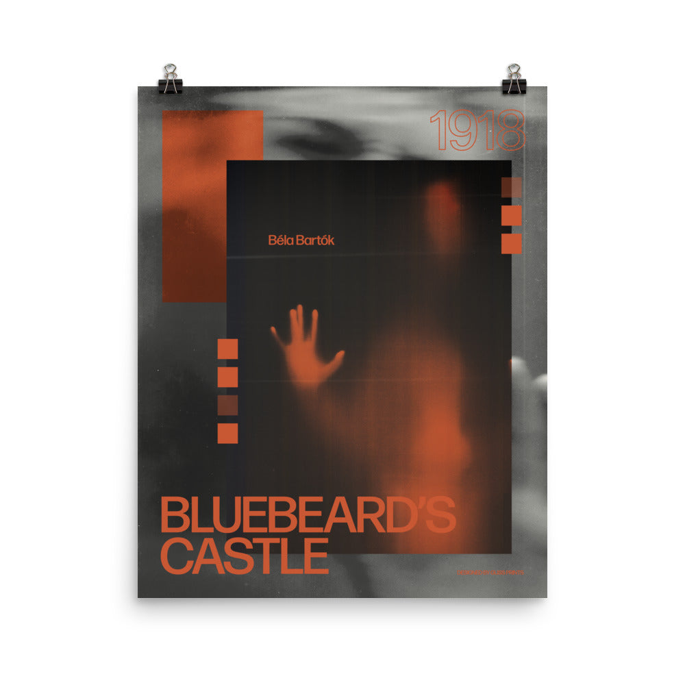 Béla Bartók's Bluebeard's Castle Concert Poster