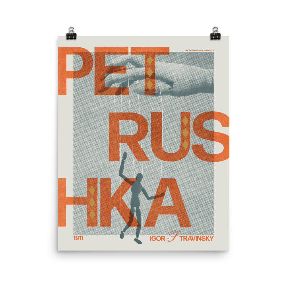 Igor Stravinsky's Petrushka Concert Poster