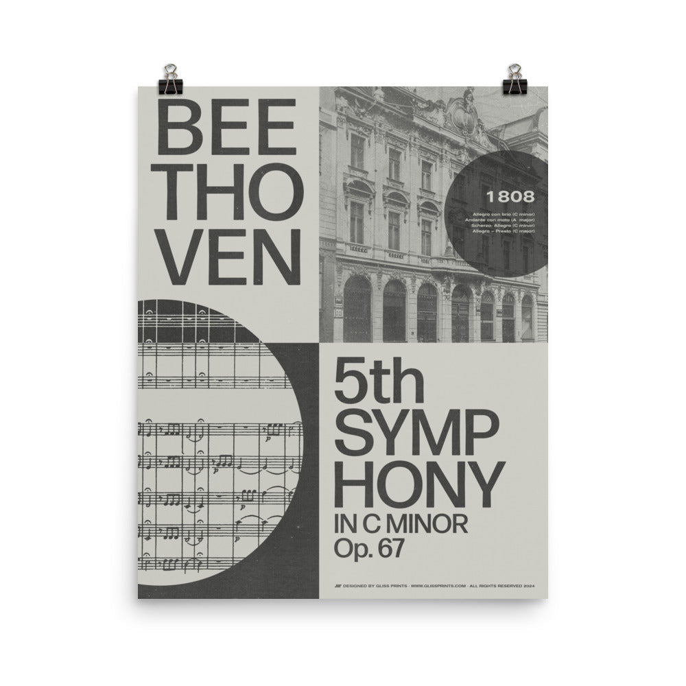 Beethoven's 5th Symphony Concert Poster