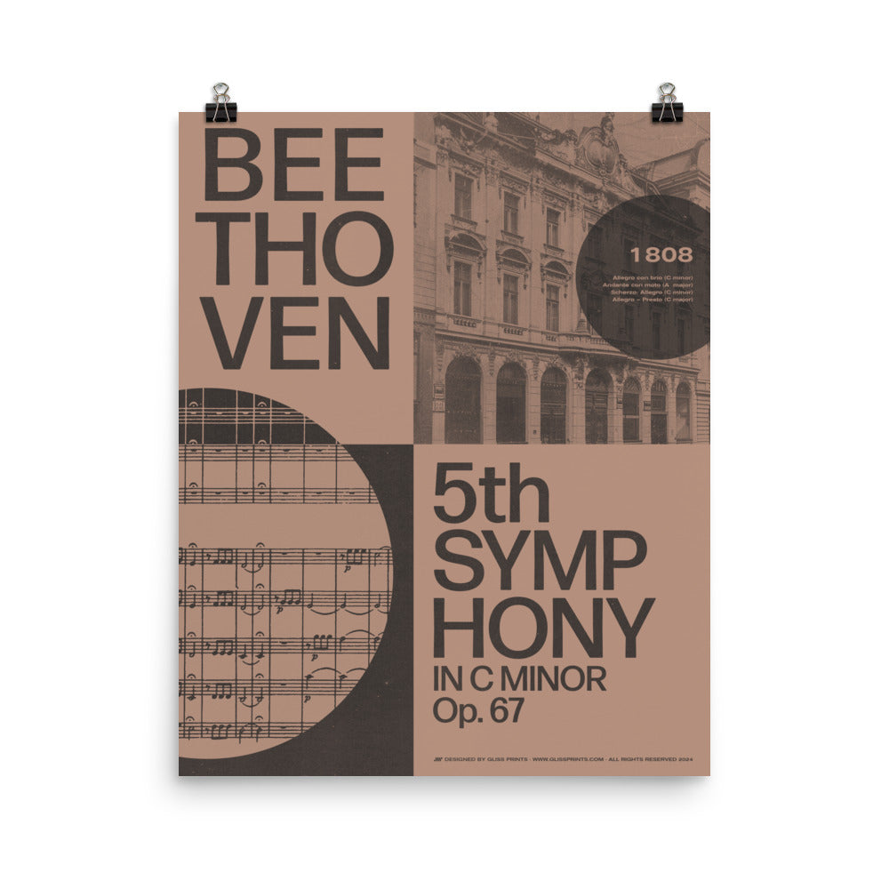 Beethoven's 5th Symphony Concert Poster