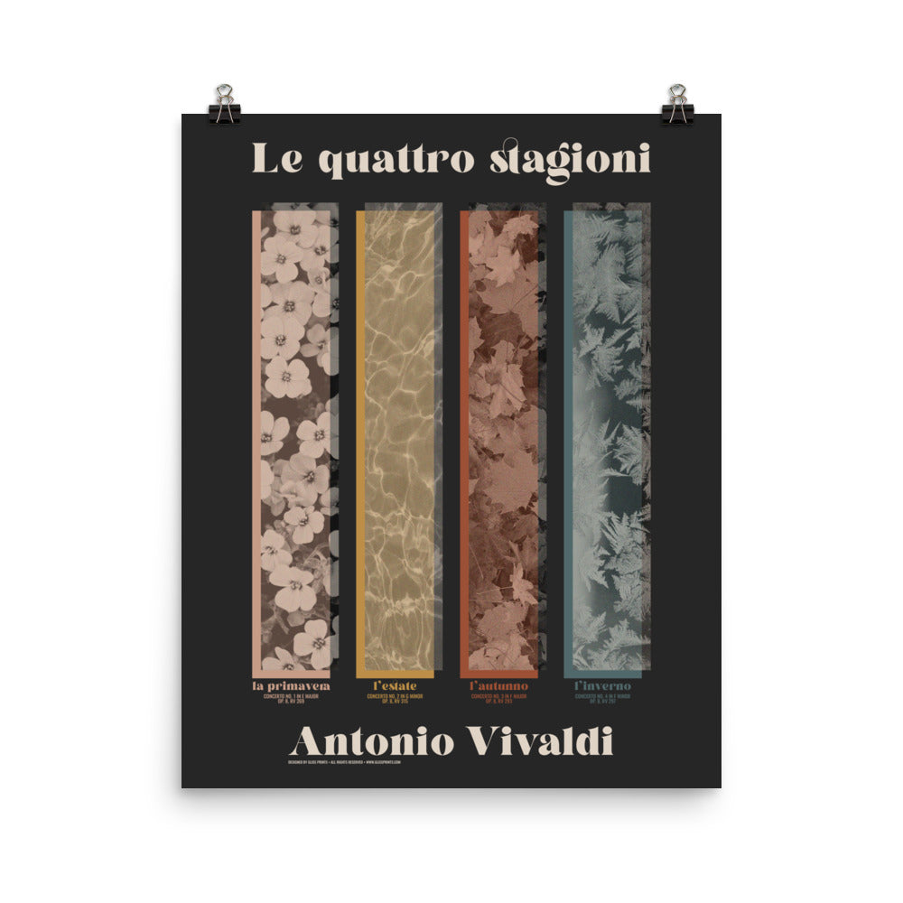 Antonio Vivaldi The Four Seasons Concert Poster