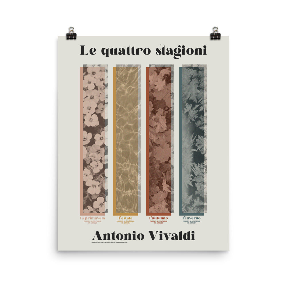 Antonio Vivaldi The Four Seasons Concert Poster