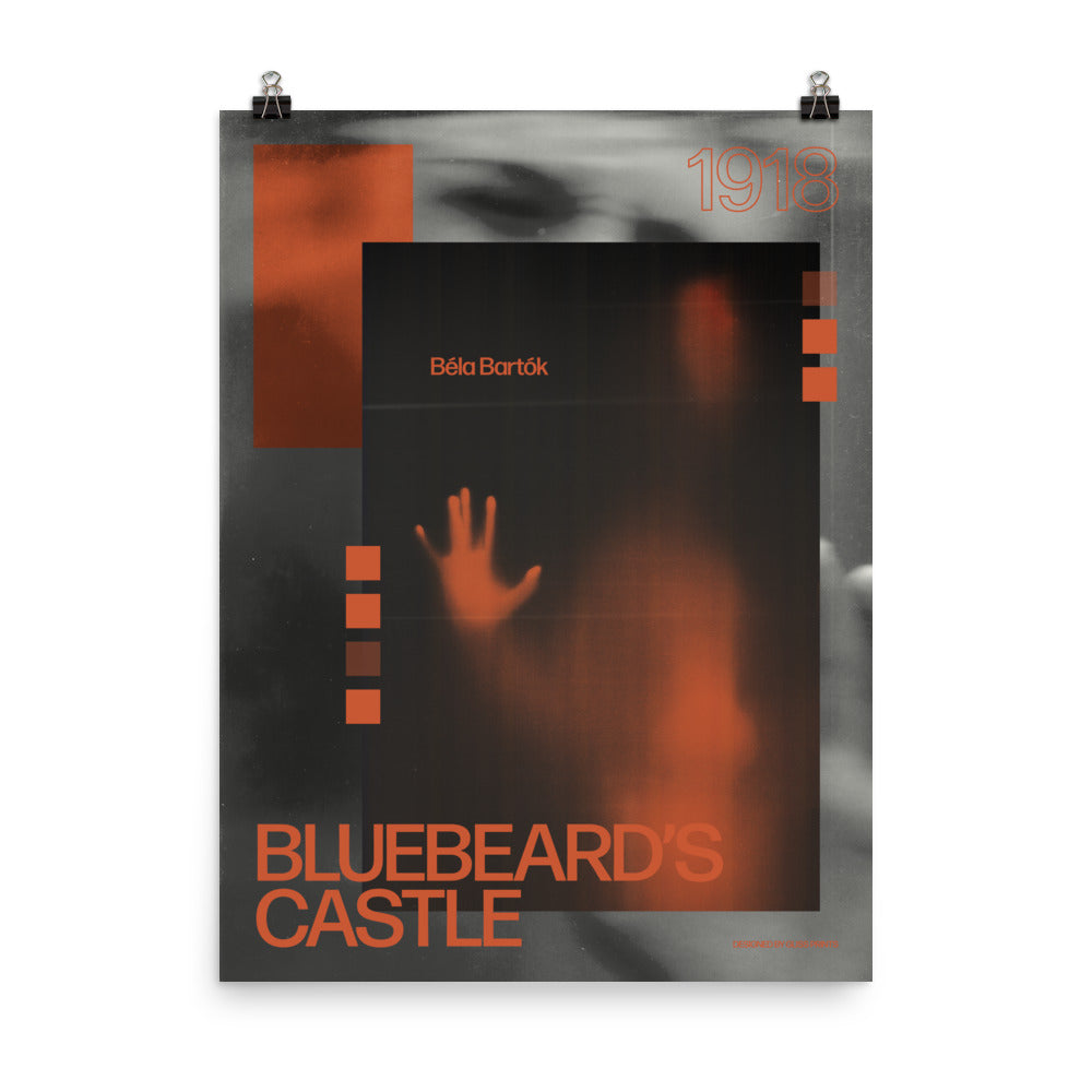 Béla Bartók's Bluebeard's Castle Concert Poster