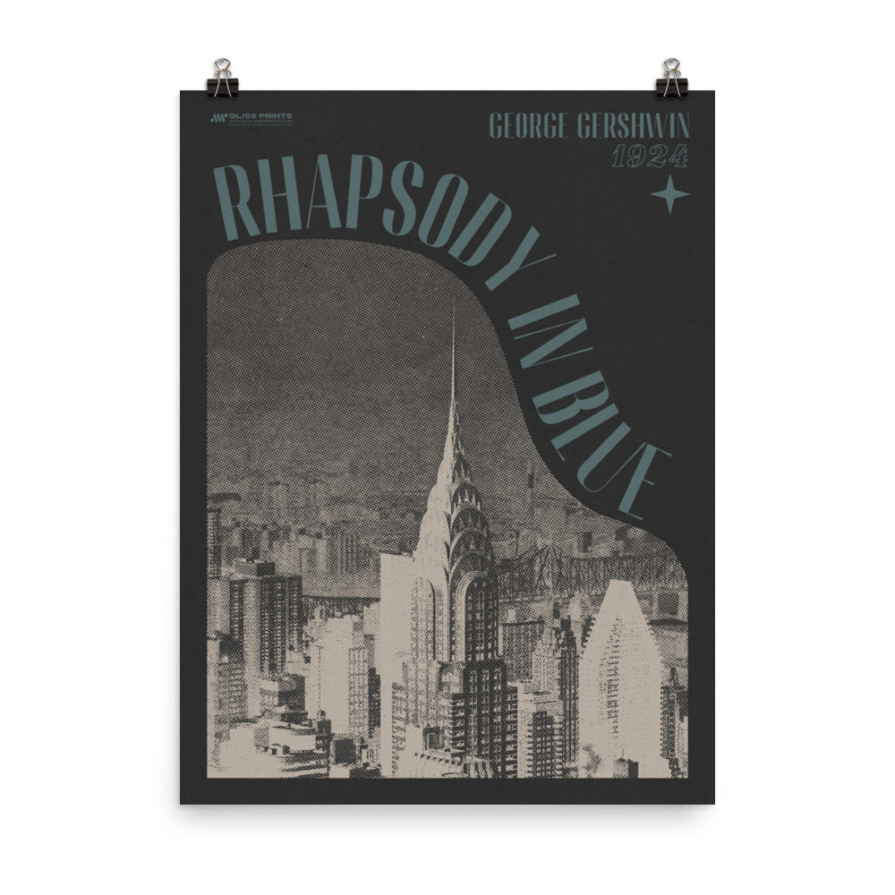 George Gershwin's Rhapsody in Blue Concert Print