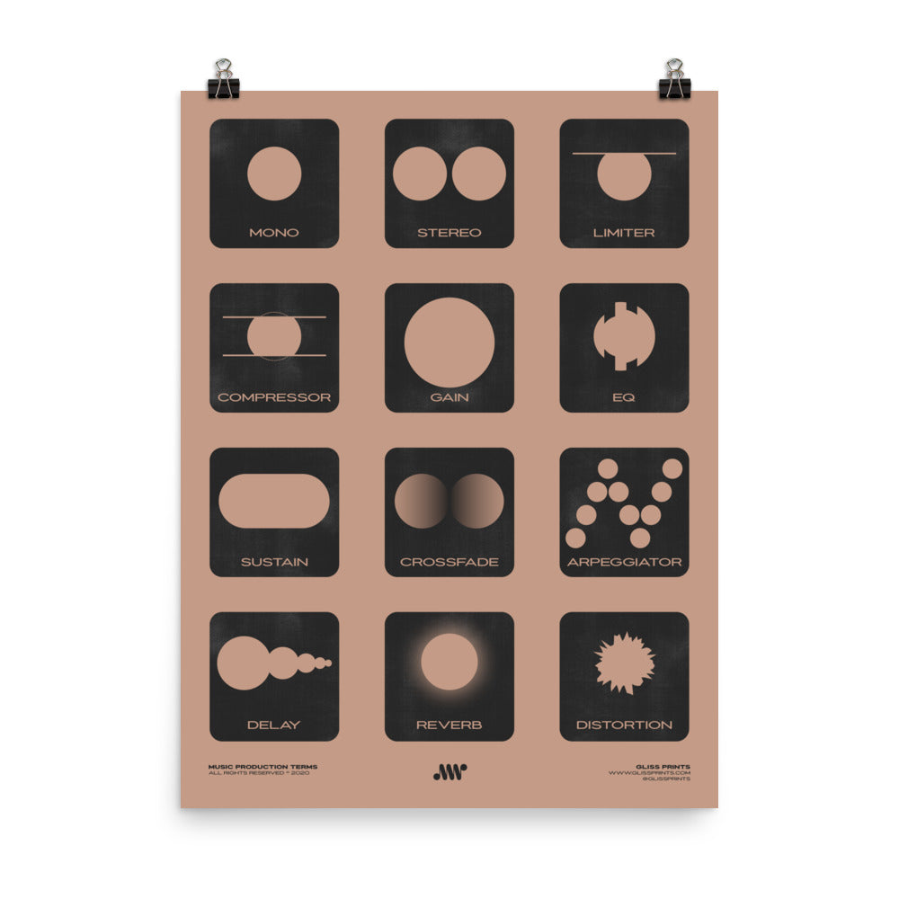 Music Production Terms, Graphic Representation, Pink