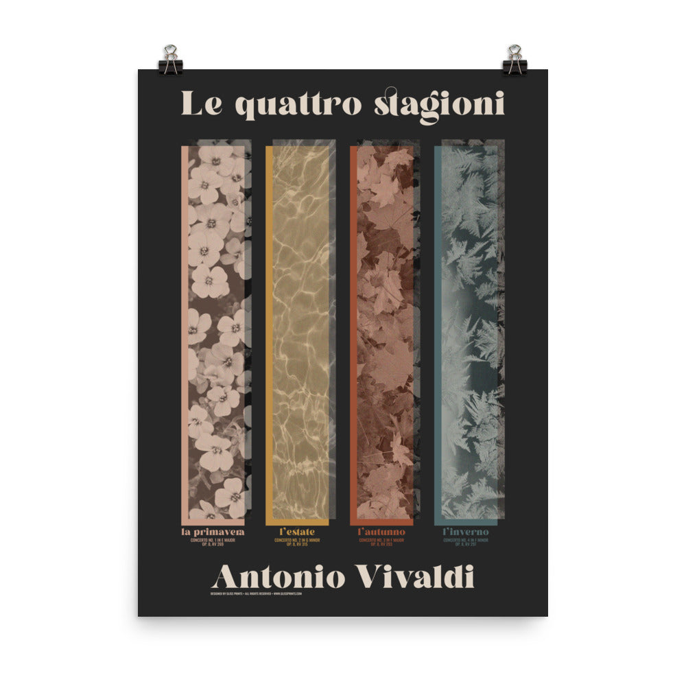 Antonio Vivaldi The Four Seasons Concert Poster