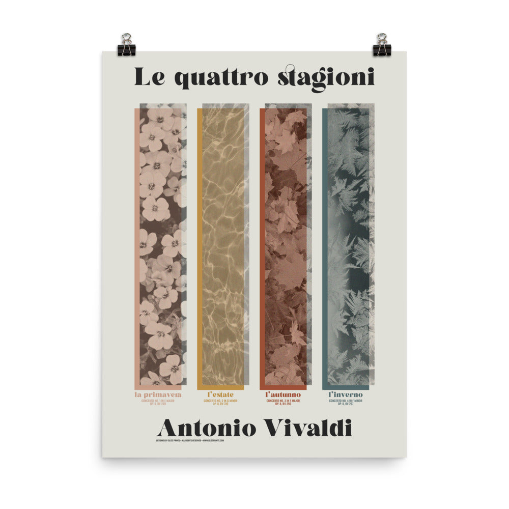 Antonio Vivaldi The Four Seasons Concert Poster