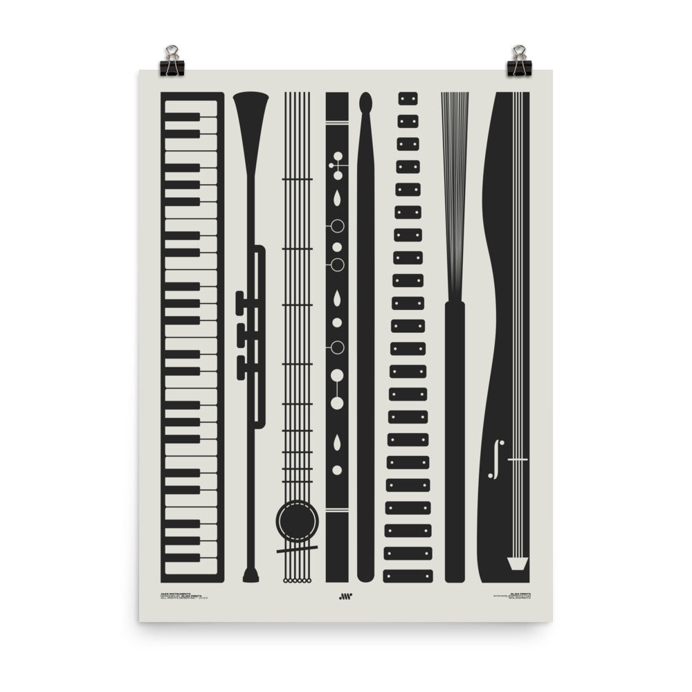 Jazz Instruments Print