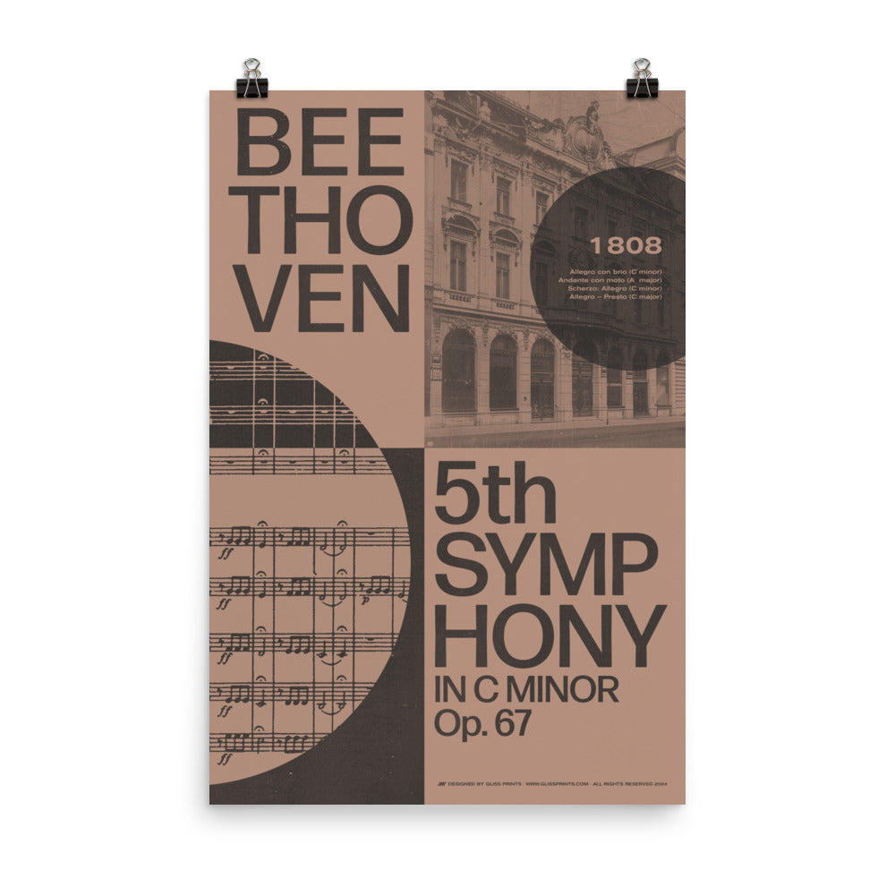 Beethoven's 5th Symphony Concert Poster