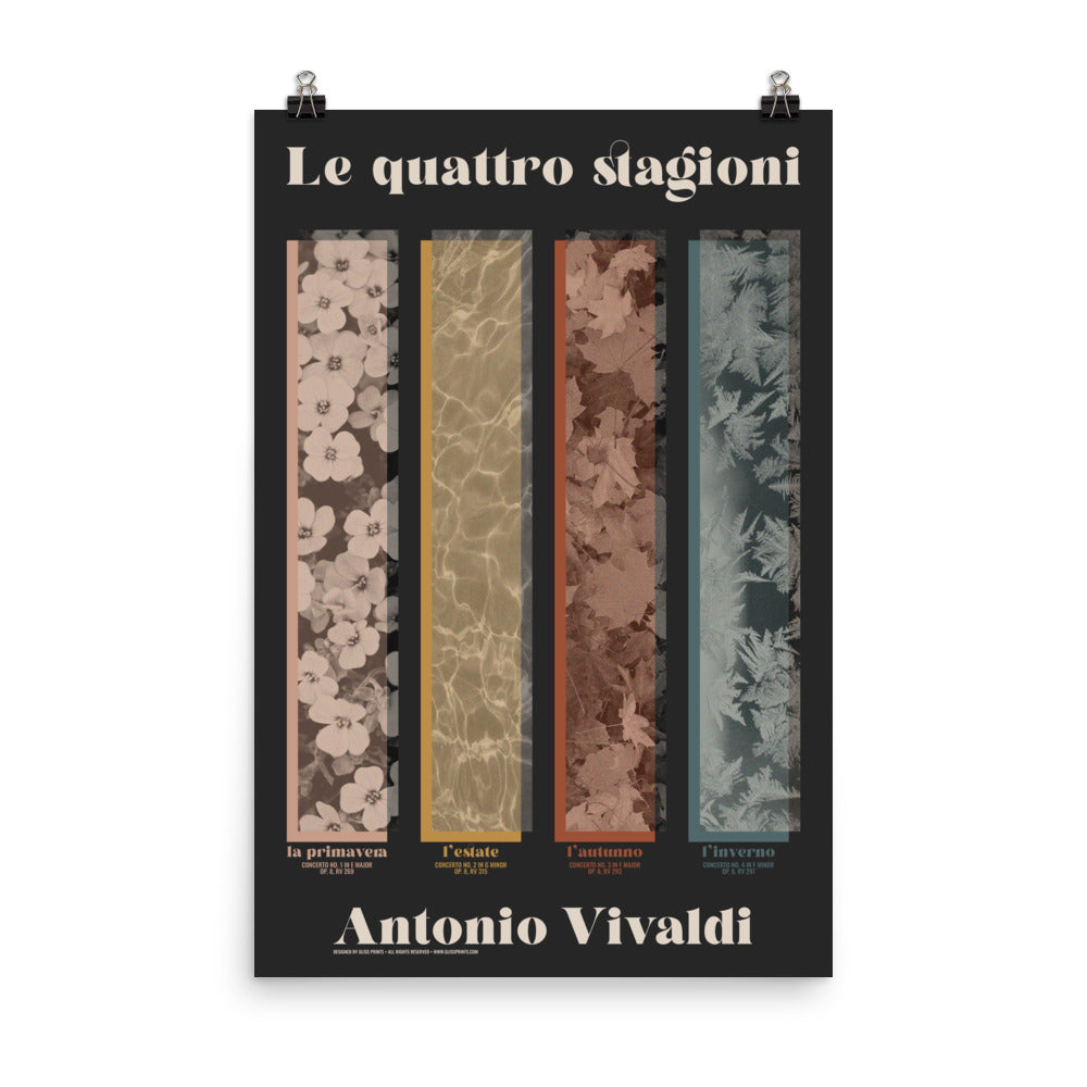 Antonio Vivaldi The Four Seasons Concert Poster