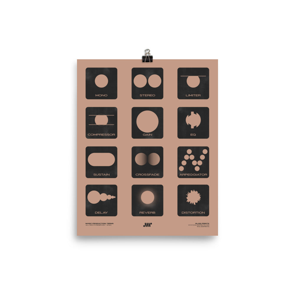 Music Production Terms, Graphic Representation, Pink