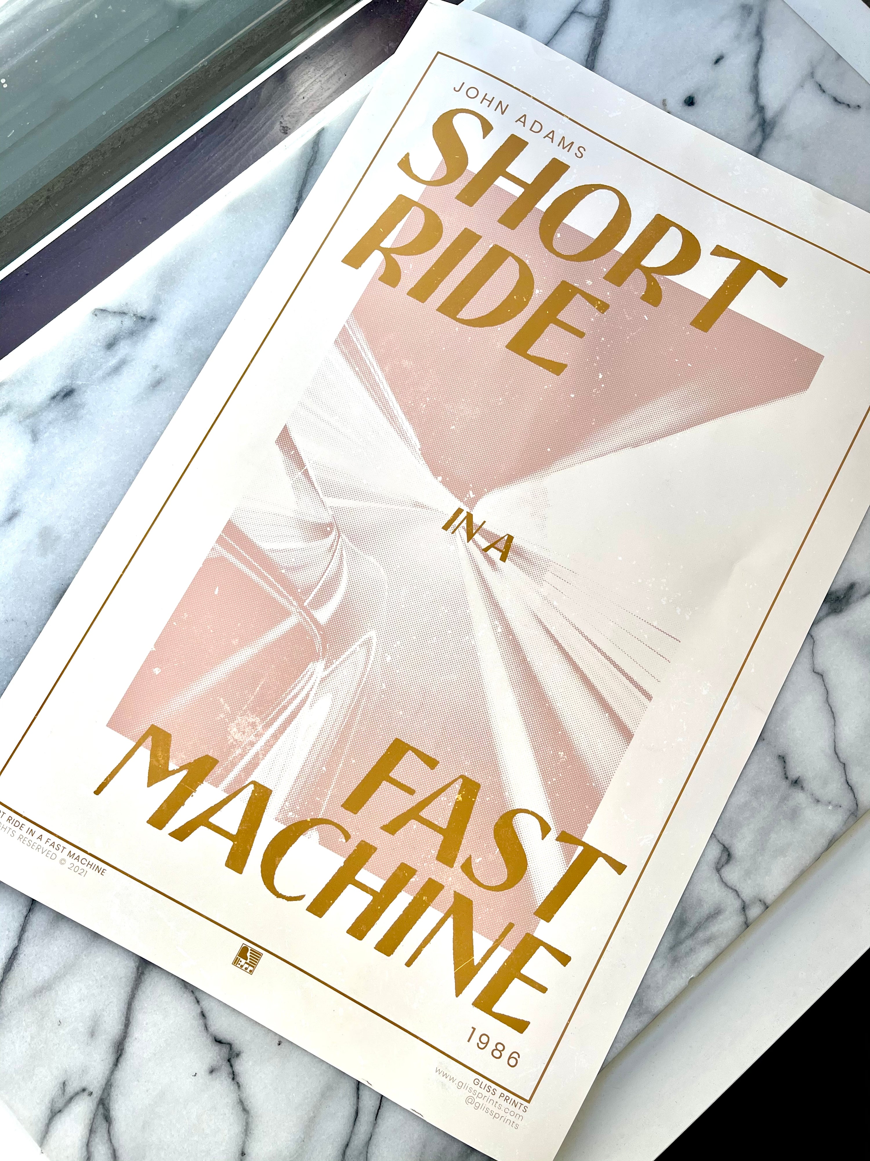 John Adams' Short Ride in a Fast Machine Concert Poster
