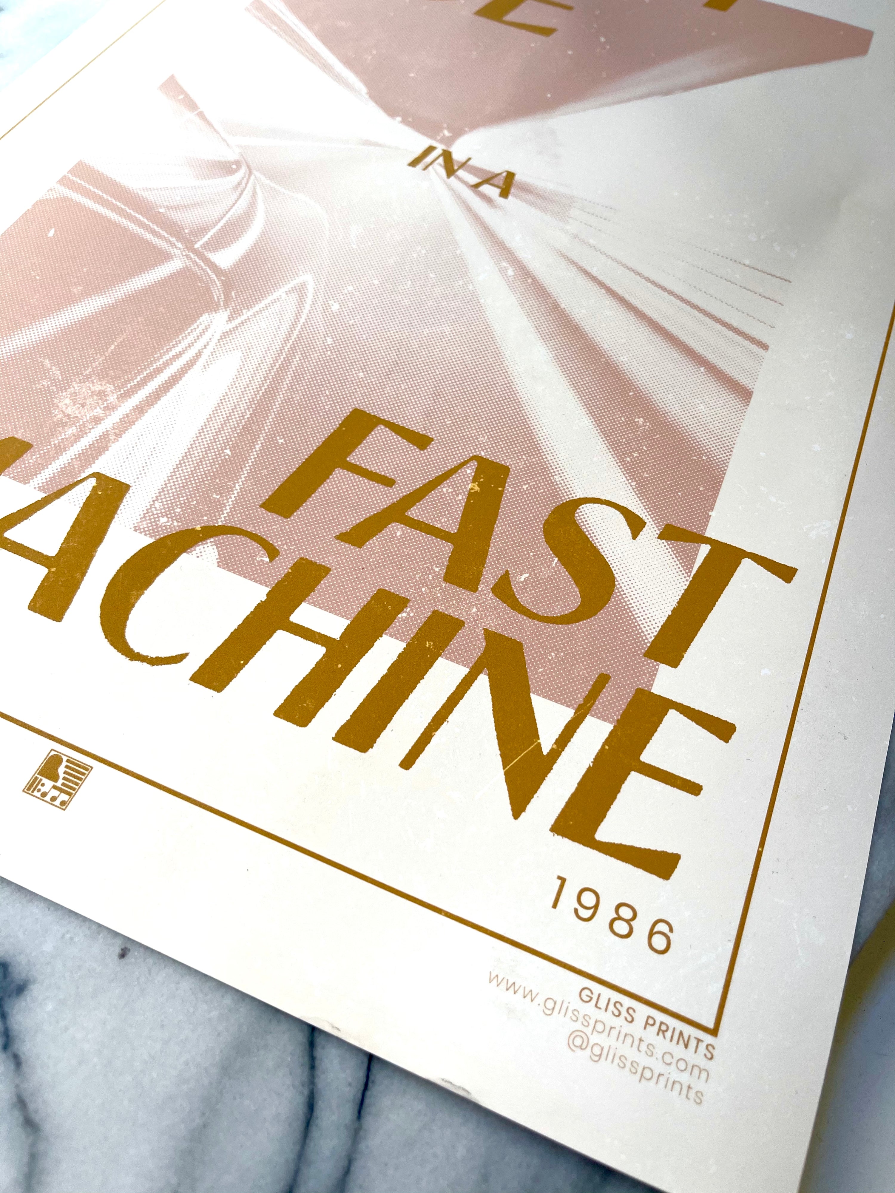 John Adams' Short Ride in a Fast Machine Concert Poster