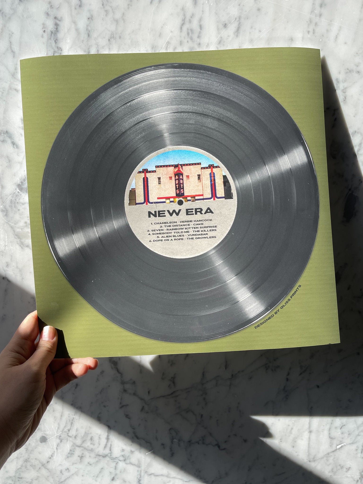 Custom Vinyl Record Square Print