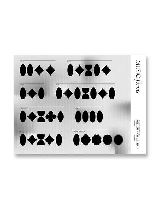 Music Forms Art Print - Opus Haus Collaboration