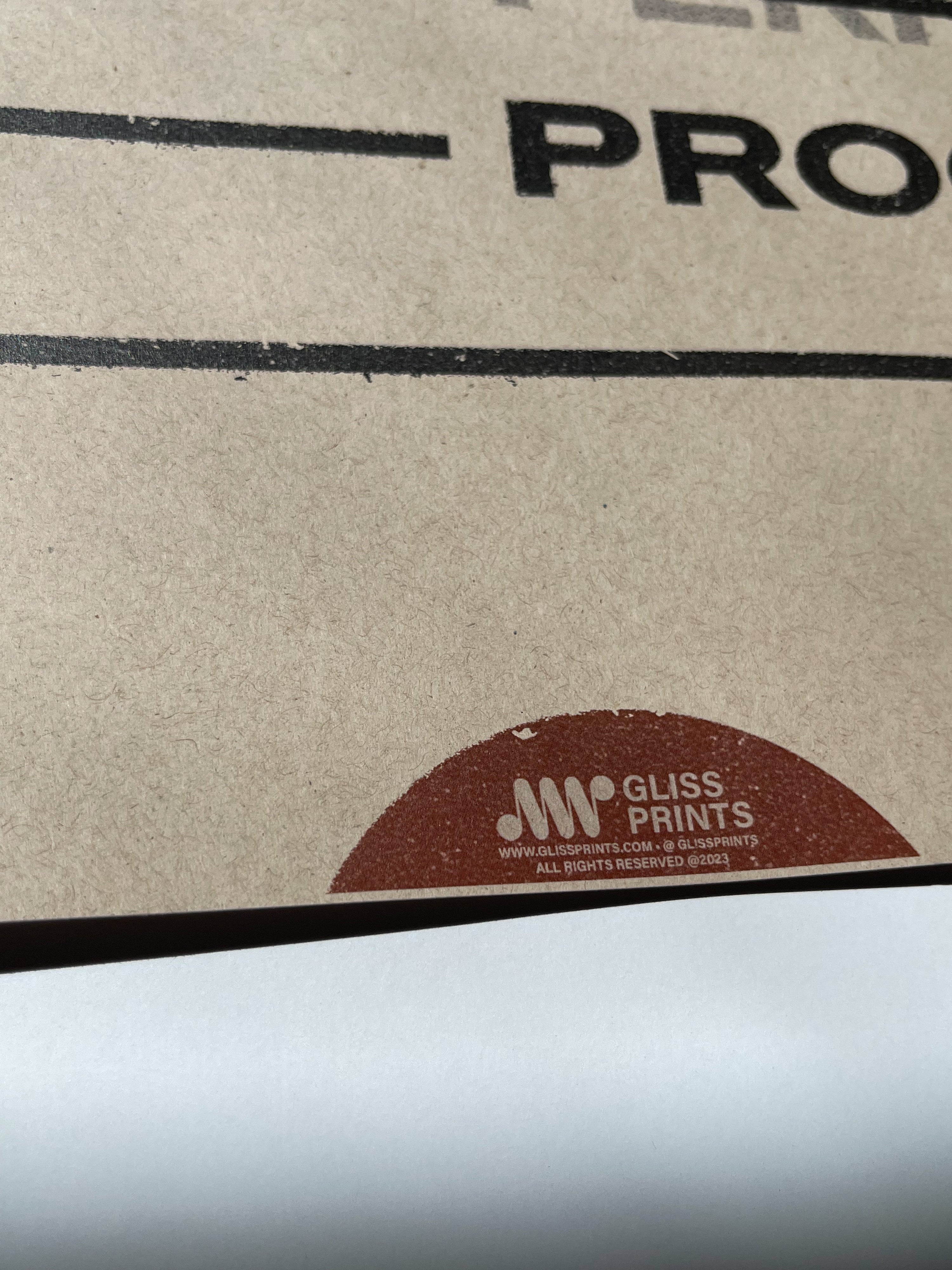 Practice Makes Perfect Kraft Paper Print