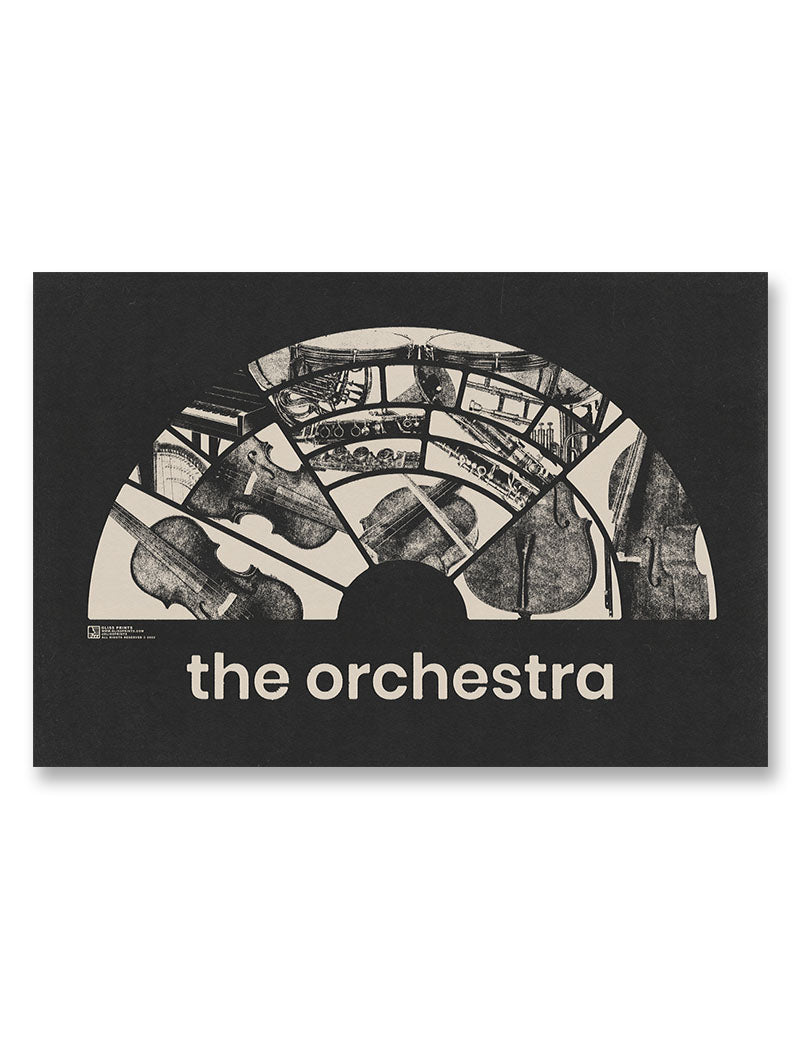Orchestra Seating Chart Art Print