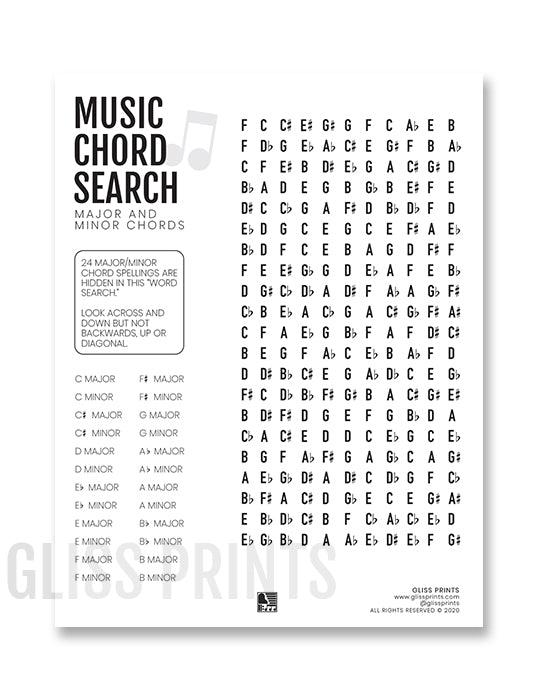 Music Chord Search PDF