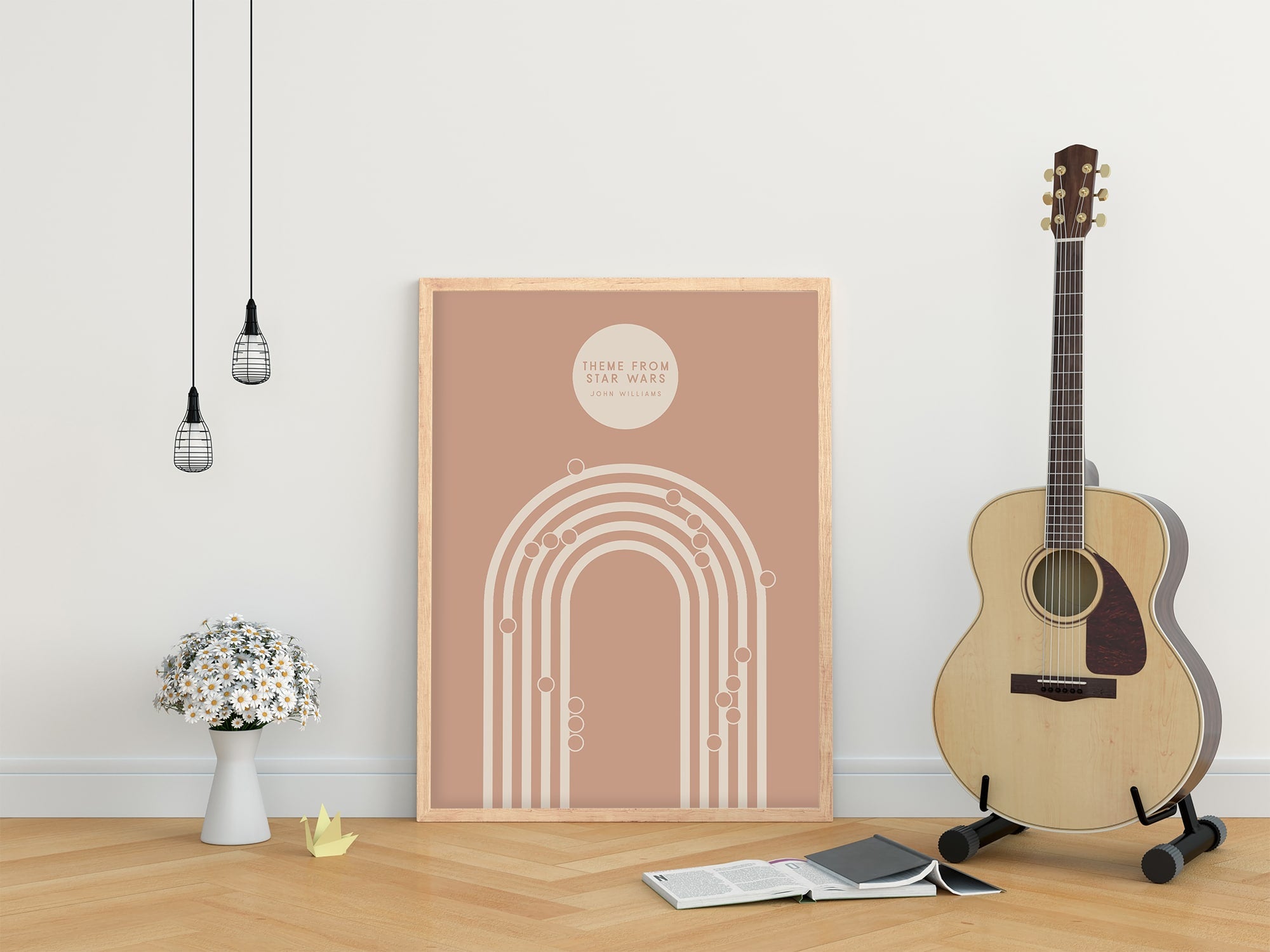 Custom Music Notation Print | Choose Your Song, Pink
