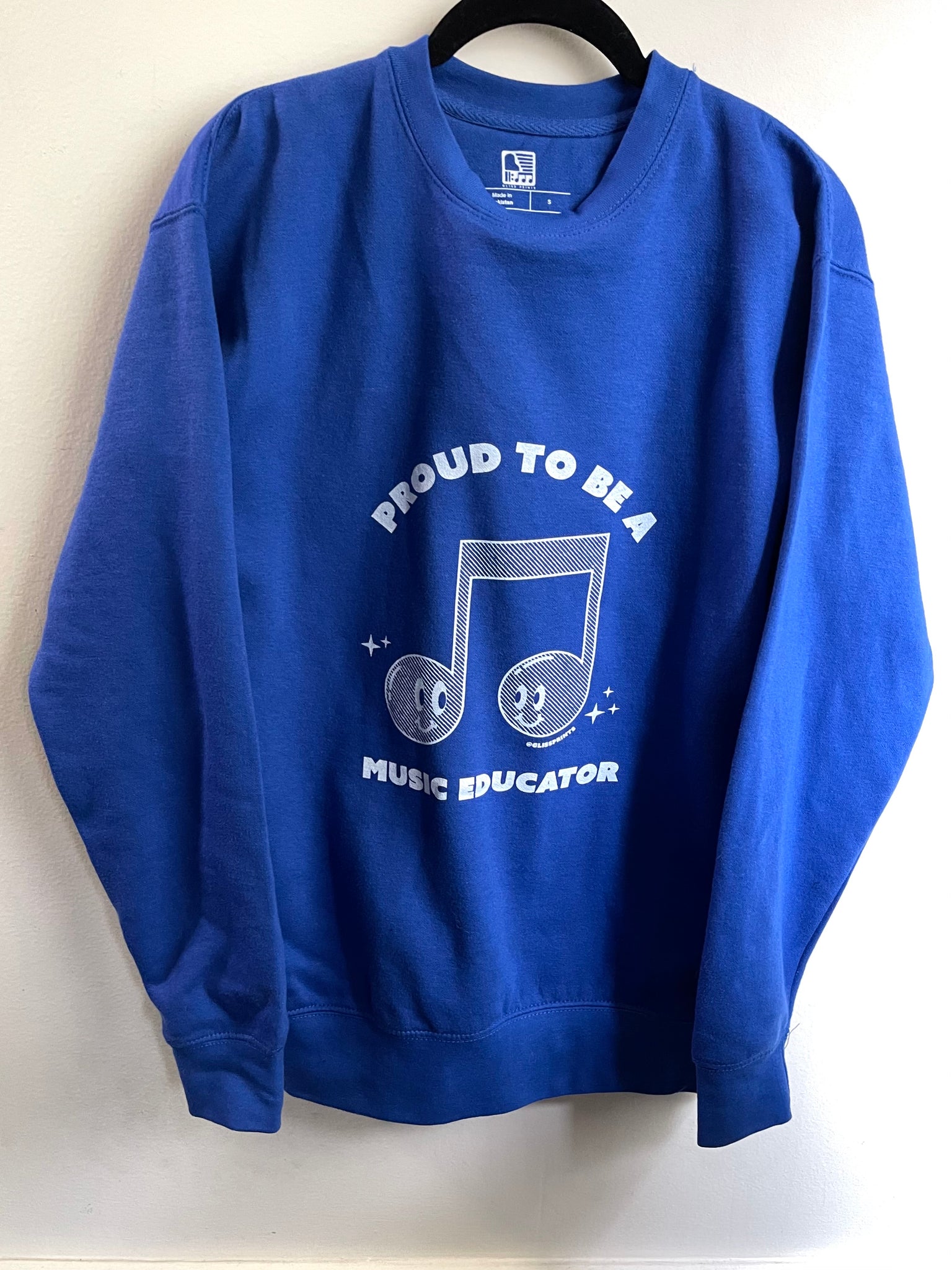 SAMPLE: Music Educator Sweatshirt Size Small