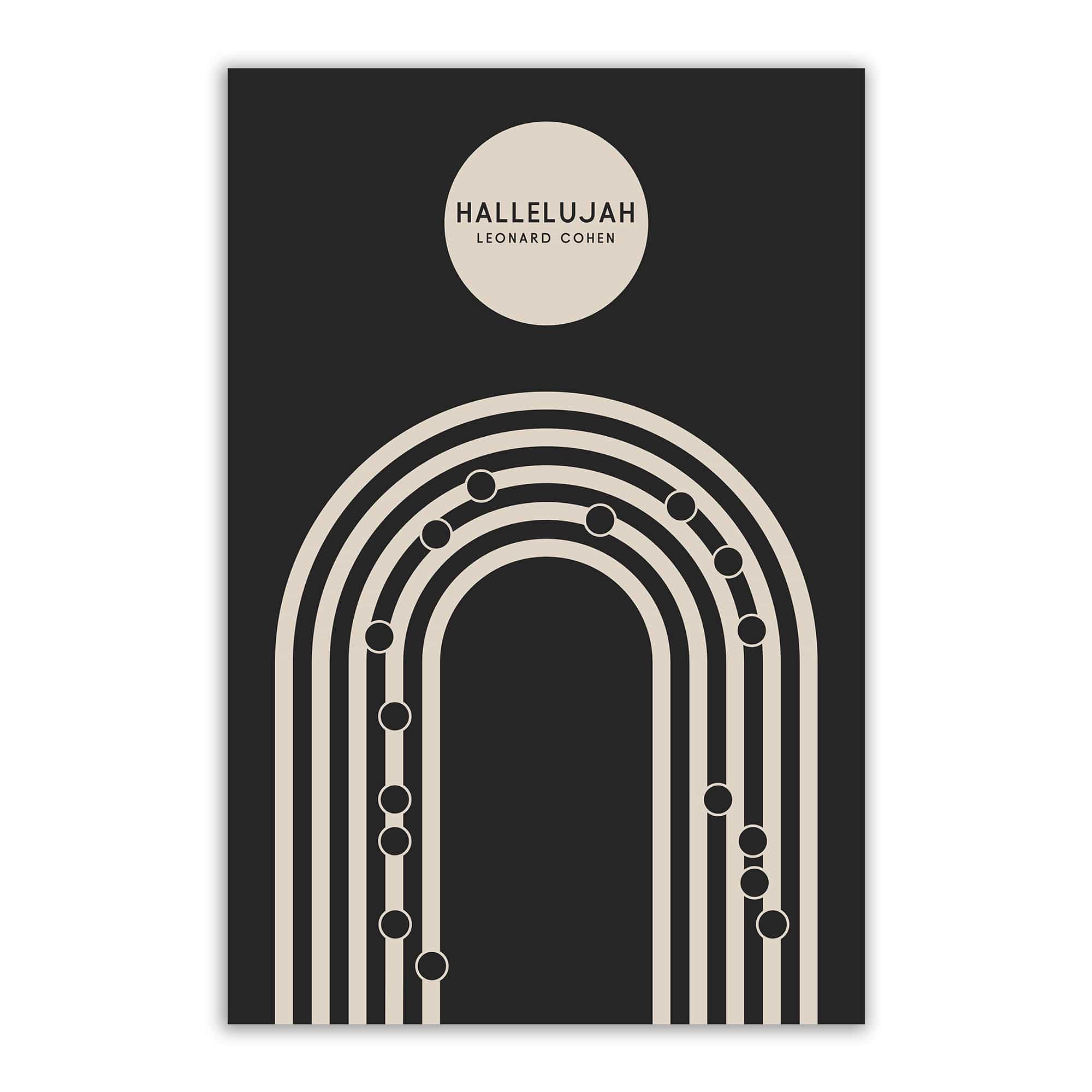 Custom Music Notation Print | Choose Your Song, Black