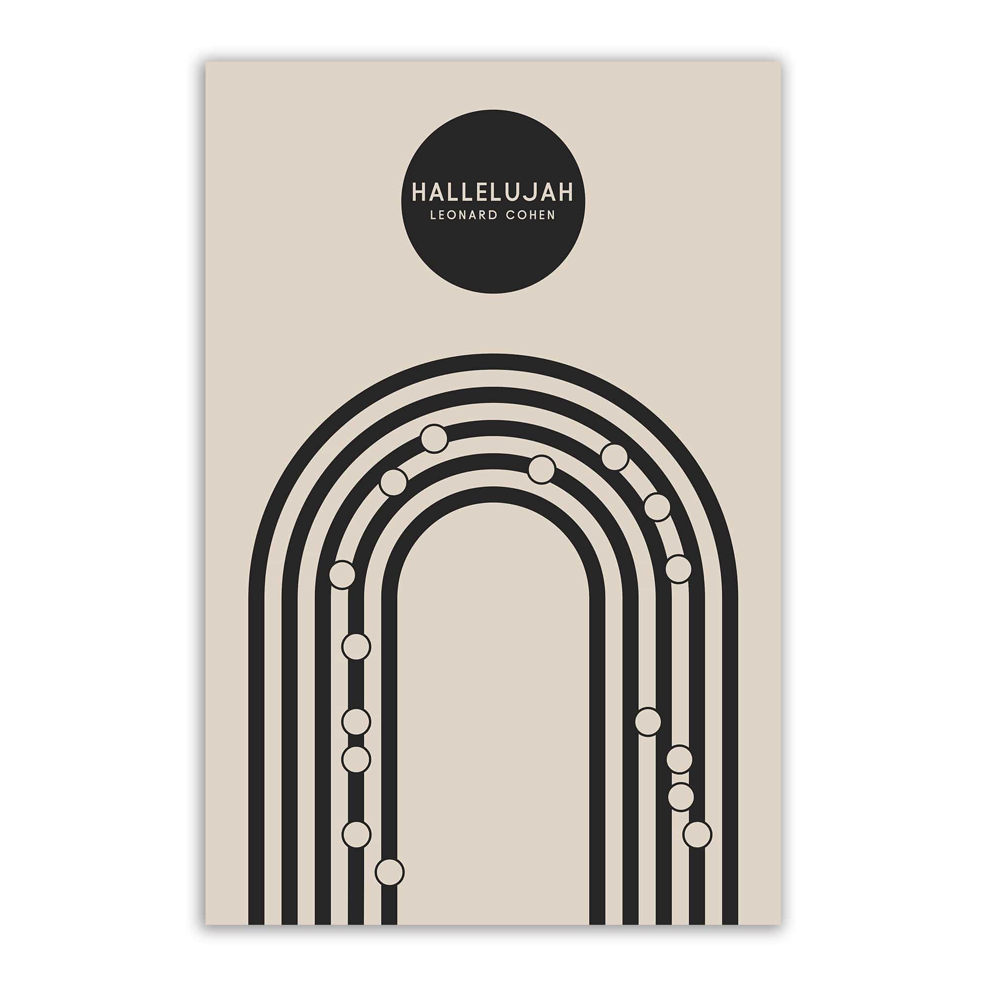 Custom Music Notation Print | Choose Your Song | Cream