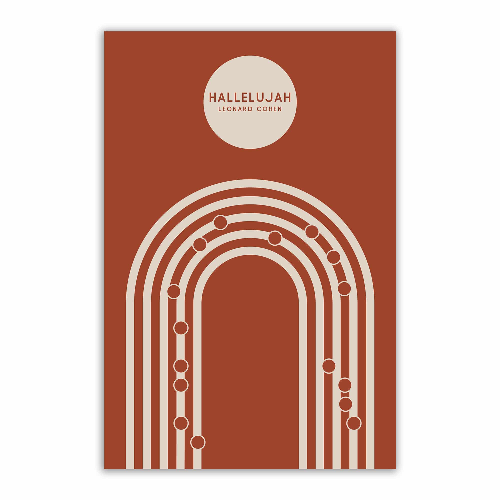 Custom Music Notation Print | Choose Your Song, Red