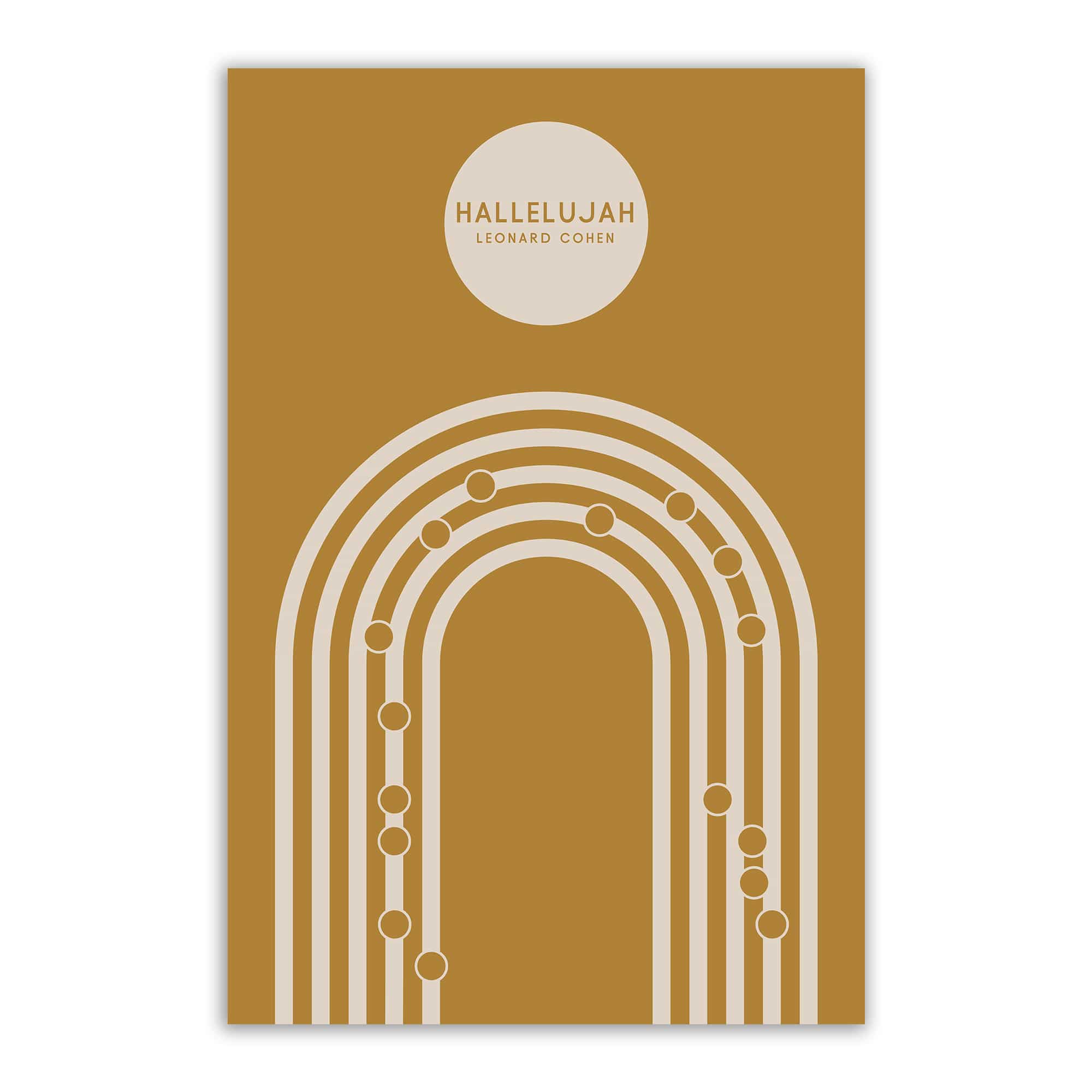 Custom Music Notation Print | Choose Your Song, Yellow