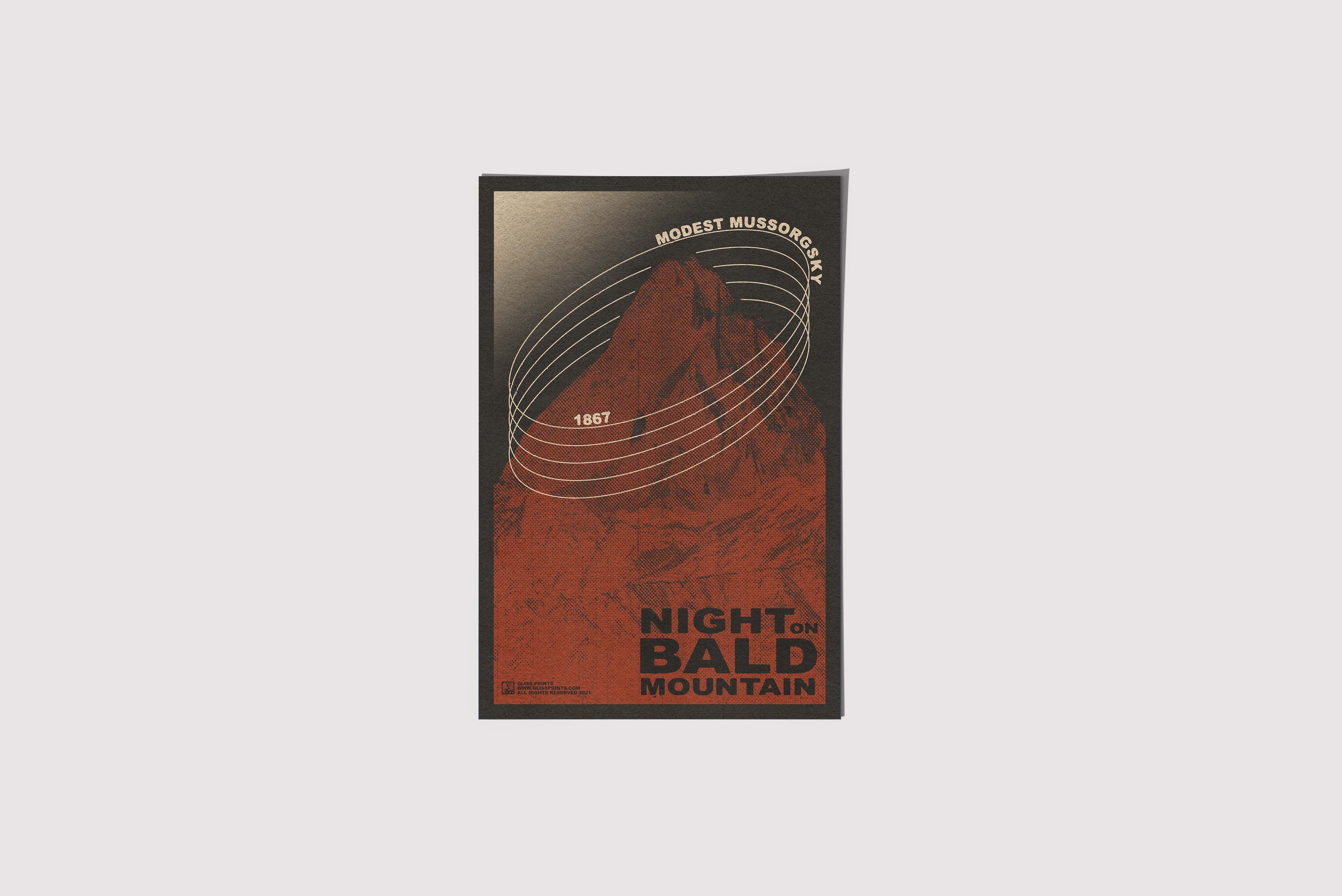 Night On Bald Mountain by Modest Mussorgsky Concert Print