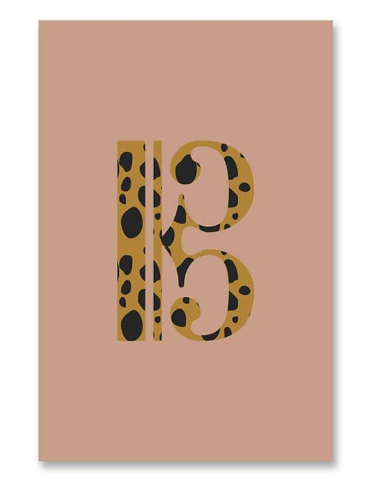 Alto Tenor Clef Poster Animal Print