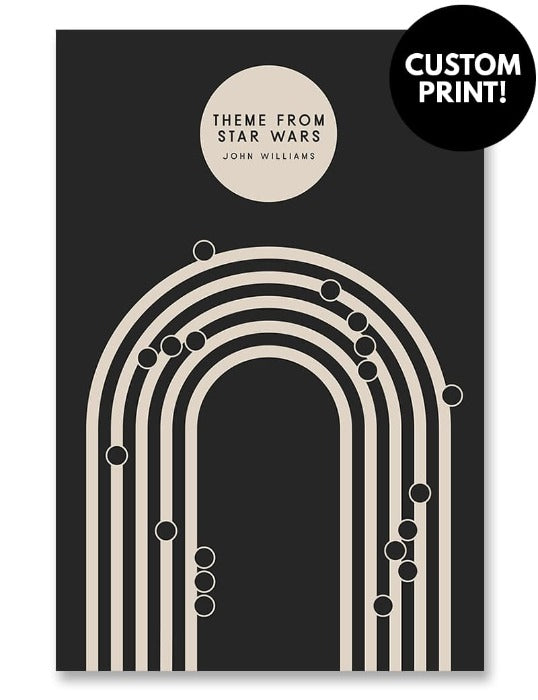 Custom Music Notation Print Choose Your Song Black Gliss Prints Custom Music Notation Print Choose Your Song Black Gliss Prints