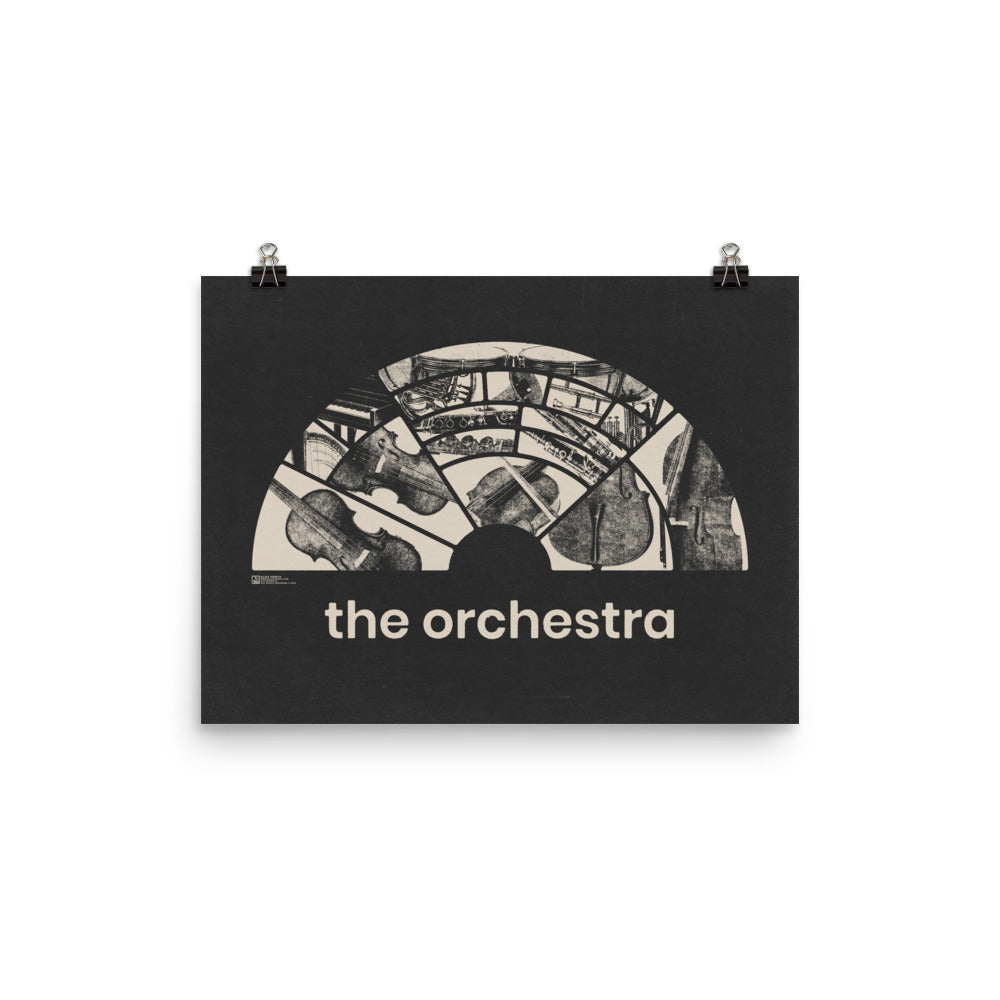 Orchestra Seating Chart Art Print