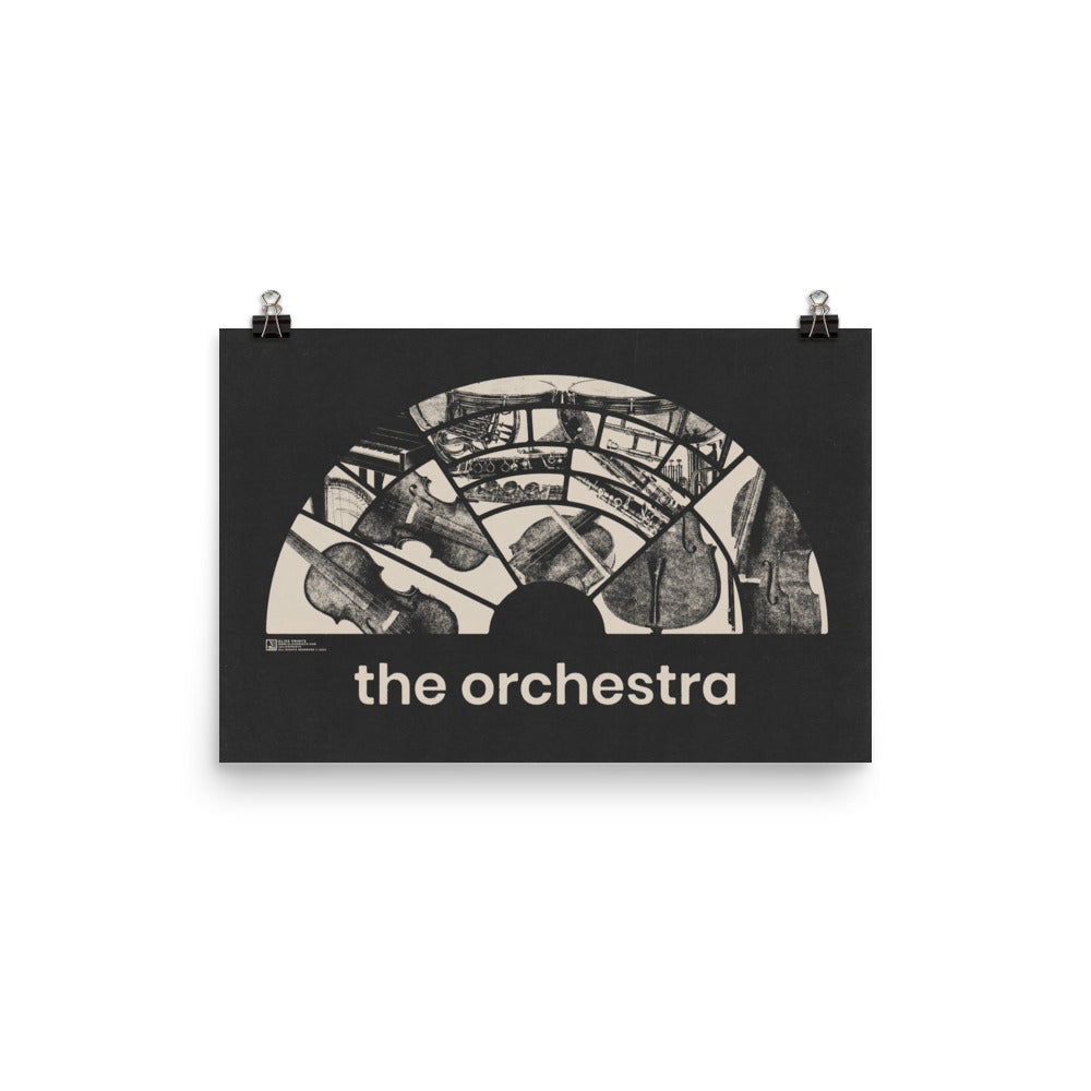 Orchestra Seating Chart Art Print