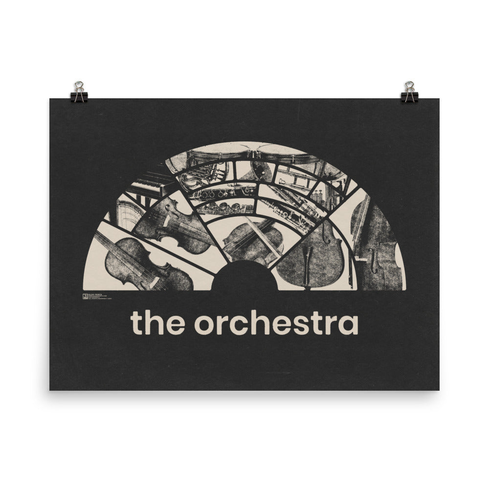 Orchestra Seating Chart Art Print
